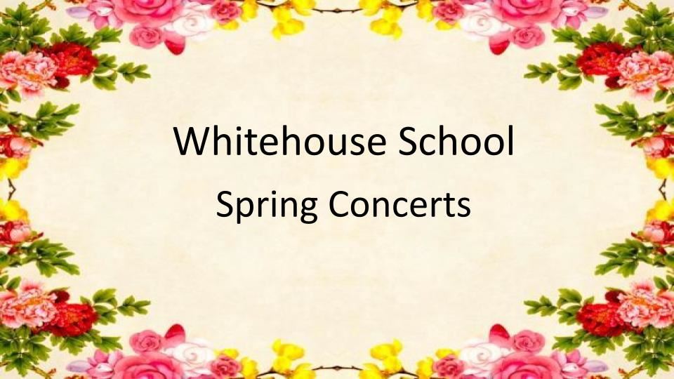 WHS Spring Concerts